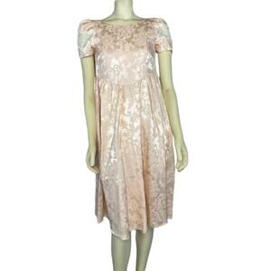 American Vintage Alfred Angelo dream maker 80's bridesmaid prom dress size XS